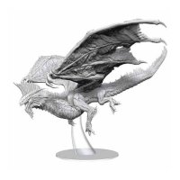 D&D Nolzurs Marvelous Miniatures: Adult Silver Dragon...