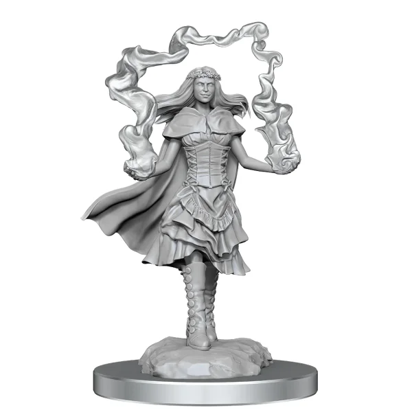 D&D Nolzurs Marvelous Miniatures: Dark Spellcaster & Flameskulls