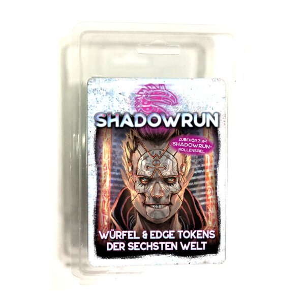Shadowrun: Würfel & Edge Tokens der Sechsten Welt