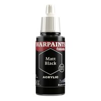 Warpaints Fanatic Matt Black - 18 ml