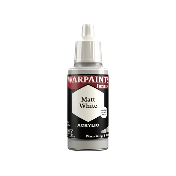 Warpaints Fanatic Matt White - 18 ml