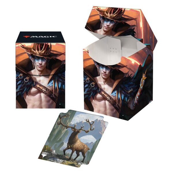 UP - Outlaws of Thunder Junction - Key Art Oko, the Ringleader - 100+ Deck Box for MTG