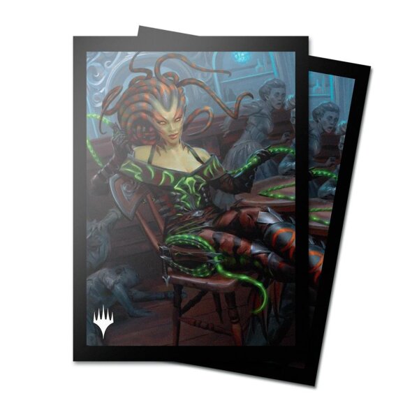 UP - Outlaws of Thunder Junction - Key Art Vraska, the Silencer - 100ct Deck Protector Sleeves for MTG