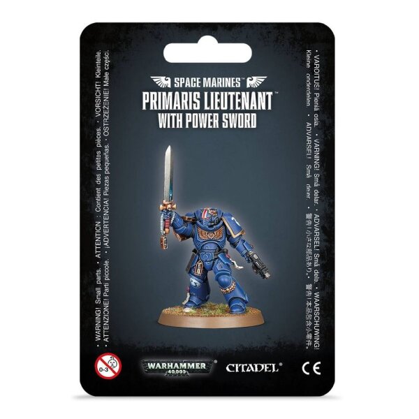 Primaris Lieutenant mit Energieschwert