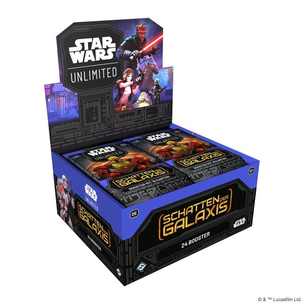 Star Wars Unlimited - Schatten der Galaxis Booster-Display (24 Packs) - DE