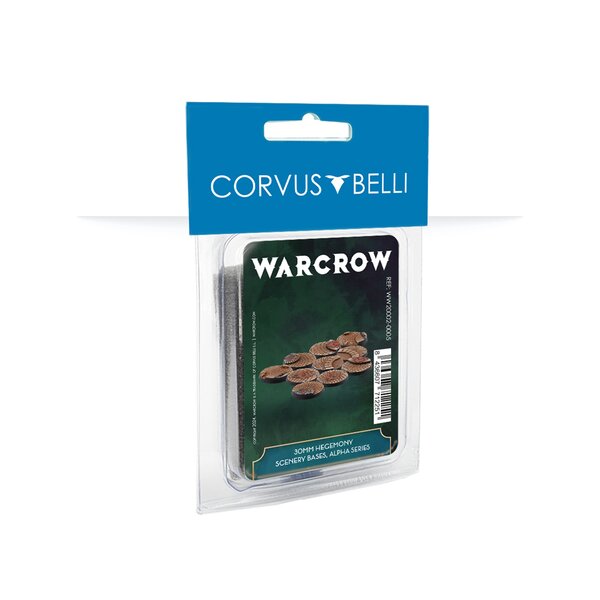 Warcrow 30mm Hegemony Scenery Bases, Alpha Series (10 Stück)