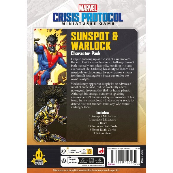 Marvel: Crisis Protocol - Sunspot & Warlock (Sunspot & Warlock)