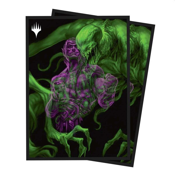 UP - Duskmourn - Tyvar, the Pummeler (Alternative Art) - 100ct Deck Protector Sleeves for MTG