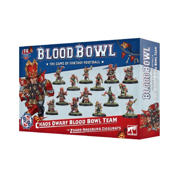 Blood Bowl - Team der Chaos Dwarfs - Die Zharr-Naggrund Ziggurats