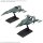 Mecha Collection DX Prototype Space Combat Attack Aircraft Cosmo Python (Set of 2)