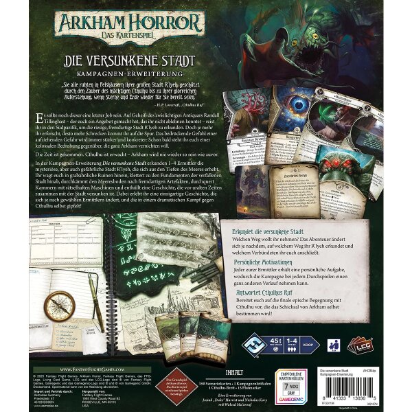 Arkham Horror Das Kartenspiel - Die versunkene Stadt (Kampagnen-Erweiterung)