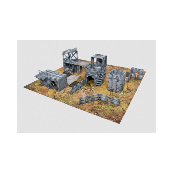 HALO Flashpoint Deluxe Buildable 3D Terrain Set