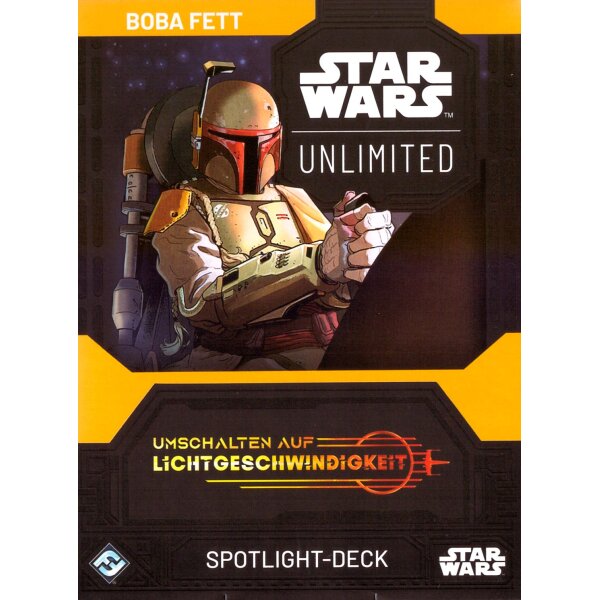 Star Wars Unlimited - Umschalten auf Lichtgeschwindigkeit Spotlight Deck: Boba Fett - DE