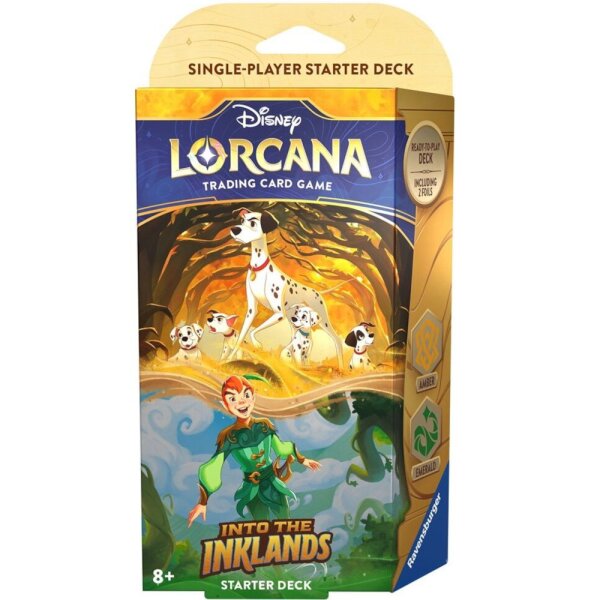 Disney Lorcana - Die Tintenlande - Starter Deck Peter Pan und Pongo - DE