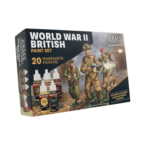 The Army Painter - Warpaints Historical WWII British Paint Set