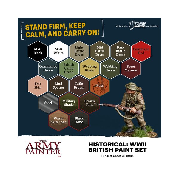 The Army Painter - Warpaints Historical WWII British Paint Set