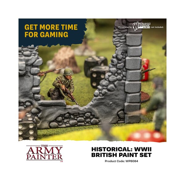 The Army Painter - Warpaints Historical WWII British Paint Set