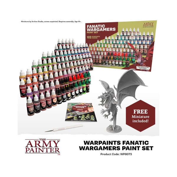 The Army Painter - Warpaints Fanatic Wargamers Paint Set