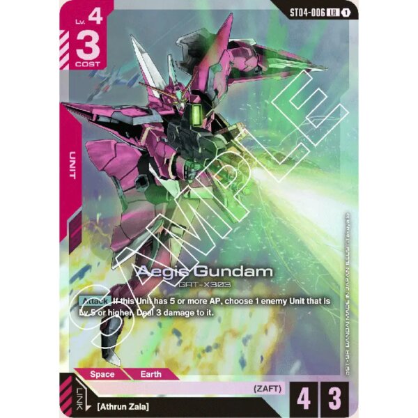 Gundam Card Game Starter Deck ST04 - Seed Strike - EN