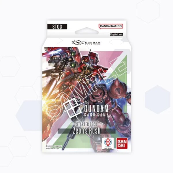 Gundam Card Game - Starter Deck ST03 - Zeons Rush - EN