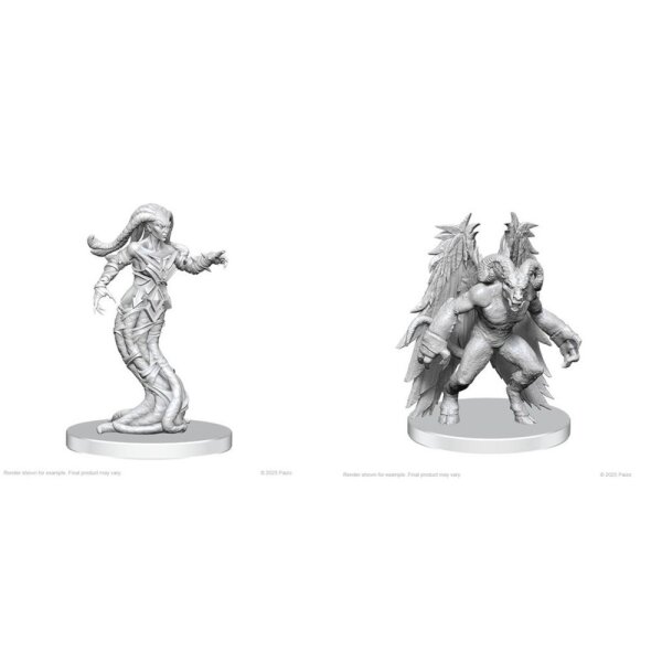 Pathfinder Battles Deep Cuts: Gylou (Handmaiden Devil) & Ferrugon (Rust Devil)