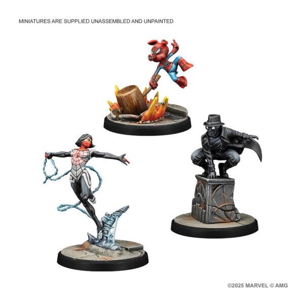Marvel: Crisis Protocol - Silk, Spider-Ham & Spider-Man Noir
