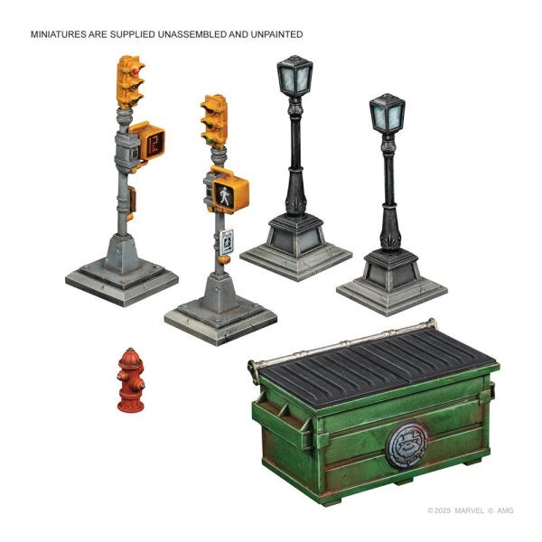 Marvel: Crisis Protocol - NYC City Block - Terrain Collection