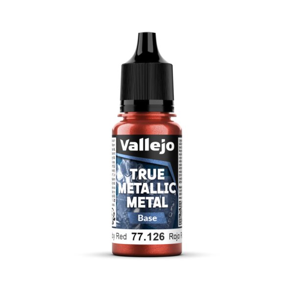 True Metallic Metal - Base - 126 Ruby Red 18ml