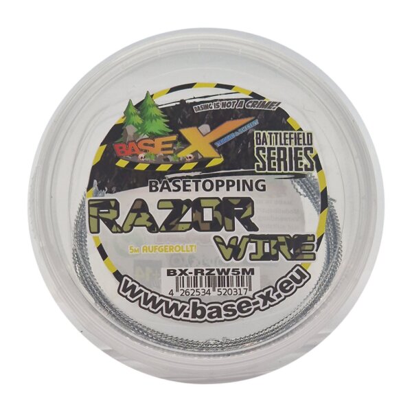 Basetopping: RAZOR WIRE (5m gerollt)