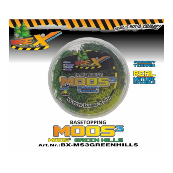 Basetopping: MOOS³ SET GREEN HILLS