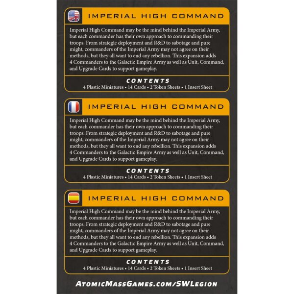 Star Wars: Legion - Imperial High Command