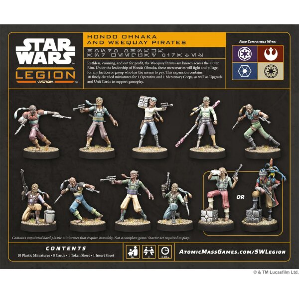 Star Wars: Legion - Hondo Ohnaka and Weequay Pirates