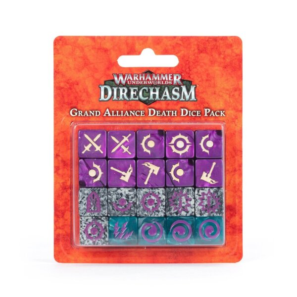Warhammer Underworlds Direchasm - Grand Alliance Death - Würfelset