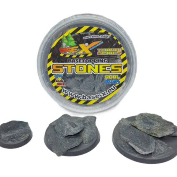 Basetopping: STONES DARK SLATE XXL (150g)