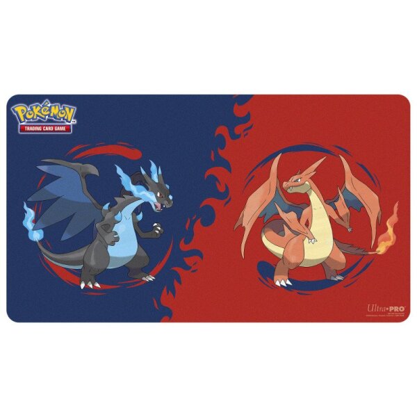 UP - Mega Charizard X and Mega - Playmat for Pokémon