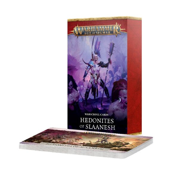 Warscroll Cards: Hedonites of Slaanesh - EN