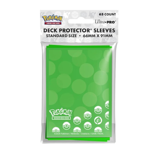 UP - Energy - Grass Type 65ct Deck Protector Sleeves for Pokémon