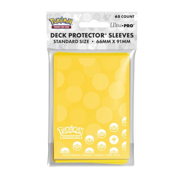 UP - Energy - Lightning Type 65ct Deck Protector Sleeves for Pokémon