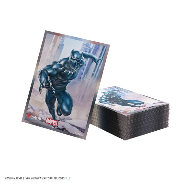 Magic The Gathering Marvel Super Heroes - Premium Art Sleeves - Black Panther