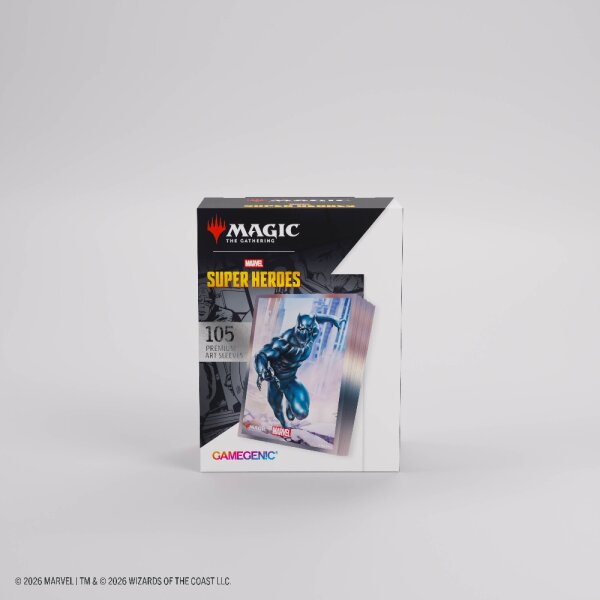 Magic The Gathering Marvel Super Heroes - Premium Art Sleeves - Black Panther