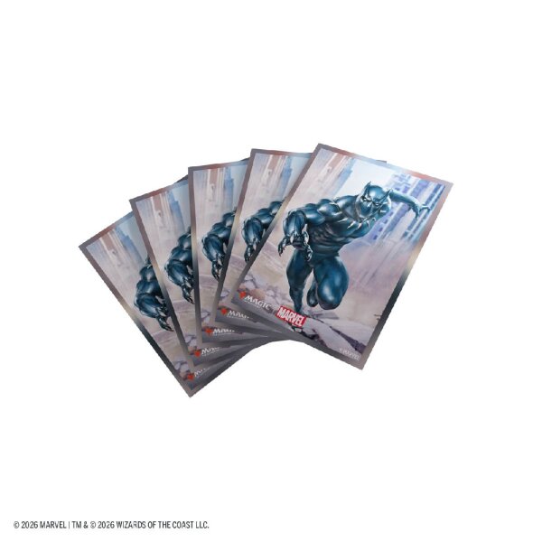 Magic The Gathering Marvel Super Heroes - Premium Art Sleeves - Black Panther