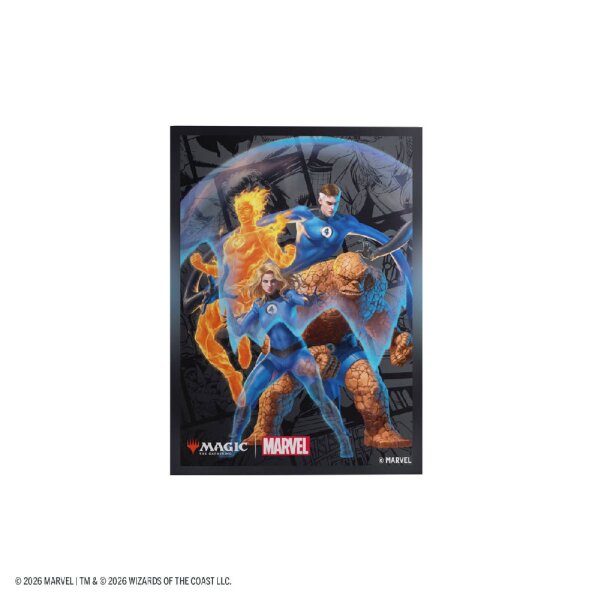 Magic The Gathering Marvel Super Heroes - Premium Art Sleeves - The Fantastic Four