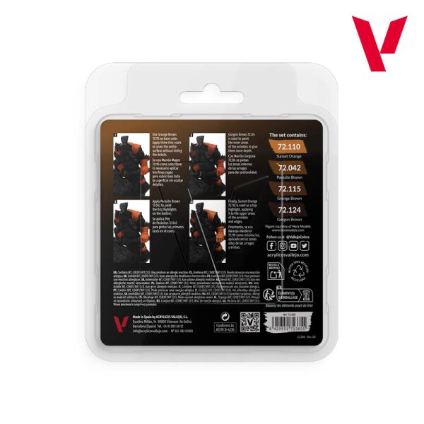 Game Color - 4 colors - Leather Set (18ml)