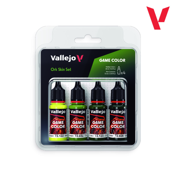 Game Color - 4 colors - Ork Skin Set