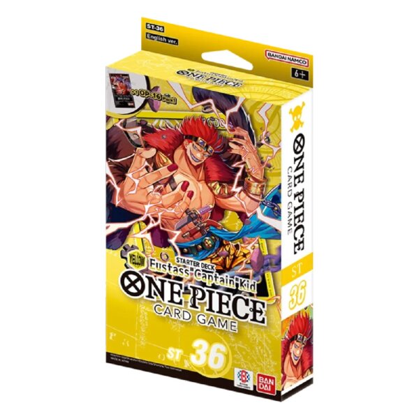 One Piece Card Game - ST-36 Starter Deck - Yellow Eustass "Captain" Kid - EN
