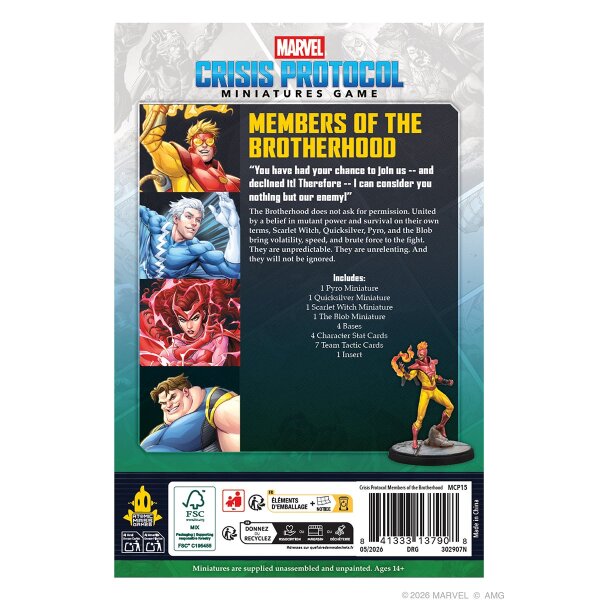 Marvel: Crisis Protocol - Members of the Brotherhood Affiliation Pack