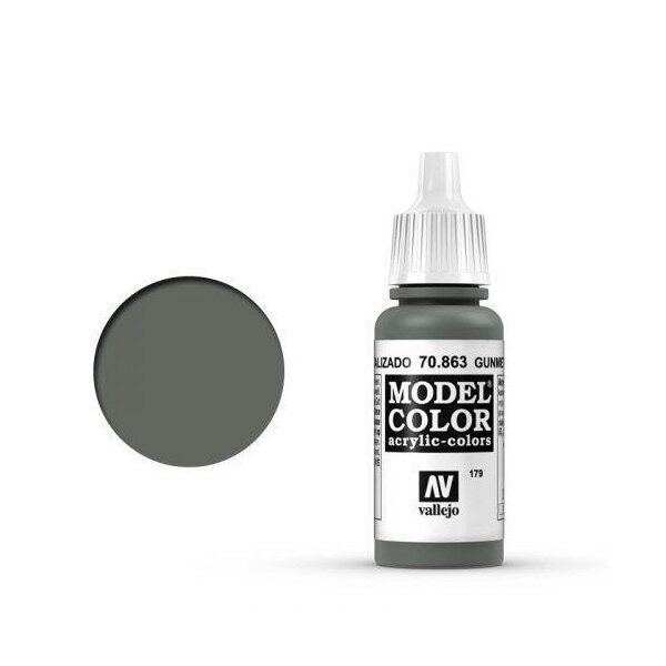 Model Color Metallgrau (Gunmetal Grey) - 17ml (altes Produktdesign)