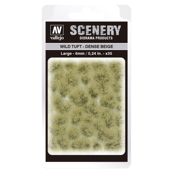 Vallejo Scenery: Wild Tuft - Dense Beige (6 mm)