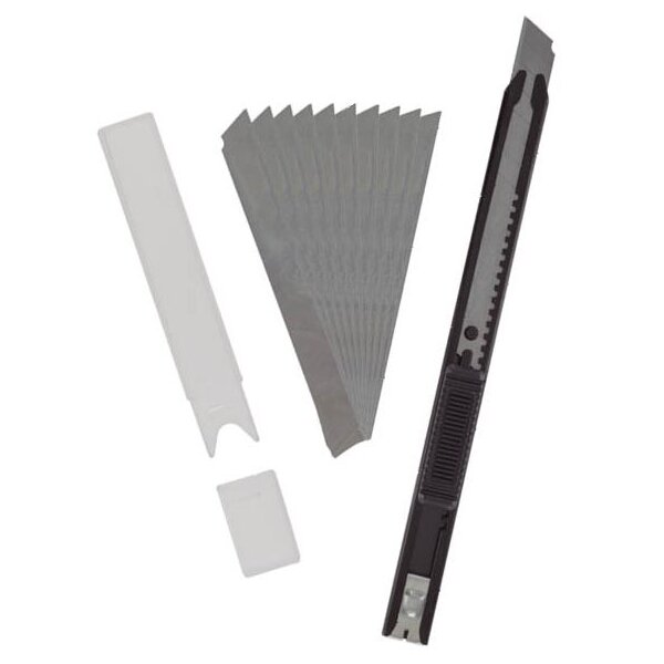 Vallejo Tool - Slim Snap-Off Knife & 10 Blades - Hobbymesser mit 10 Klingen