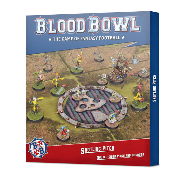Blood Bowl: Snotling Pitch - Double-Sided Pitch and Dugouts Set